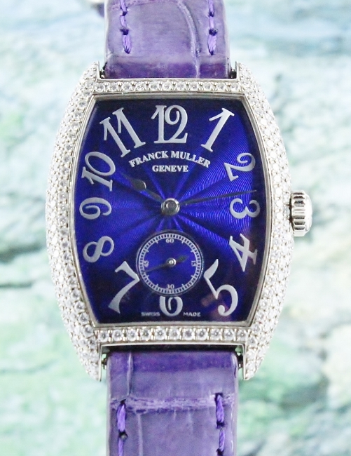 (image for) FRANCK MULLER MANUAL WINDING 18K WHITE GOLD LADY WATCH / 7502 S6 G